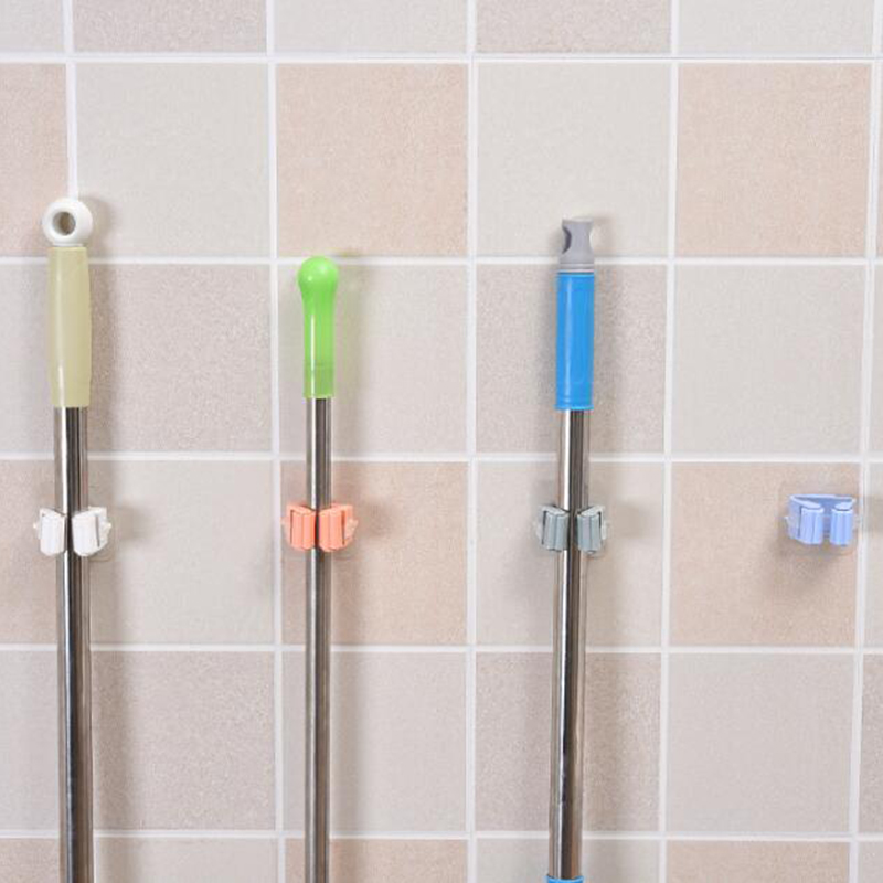 Giá Treo Chổi &amp; Cây Lau Nhà Gắn Tường