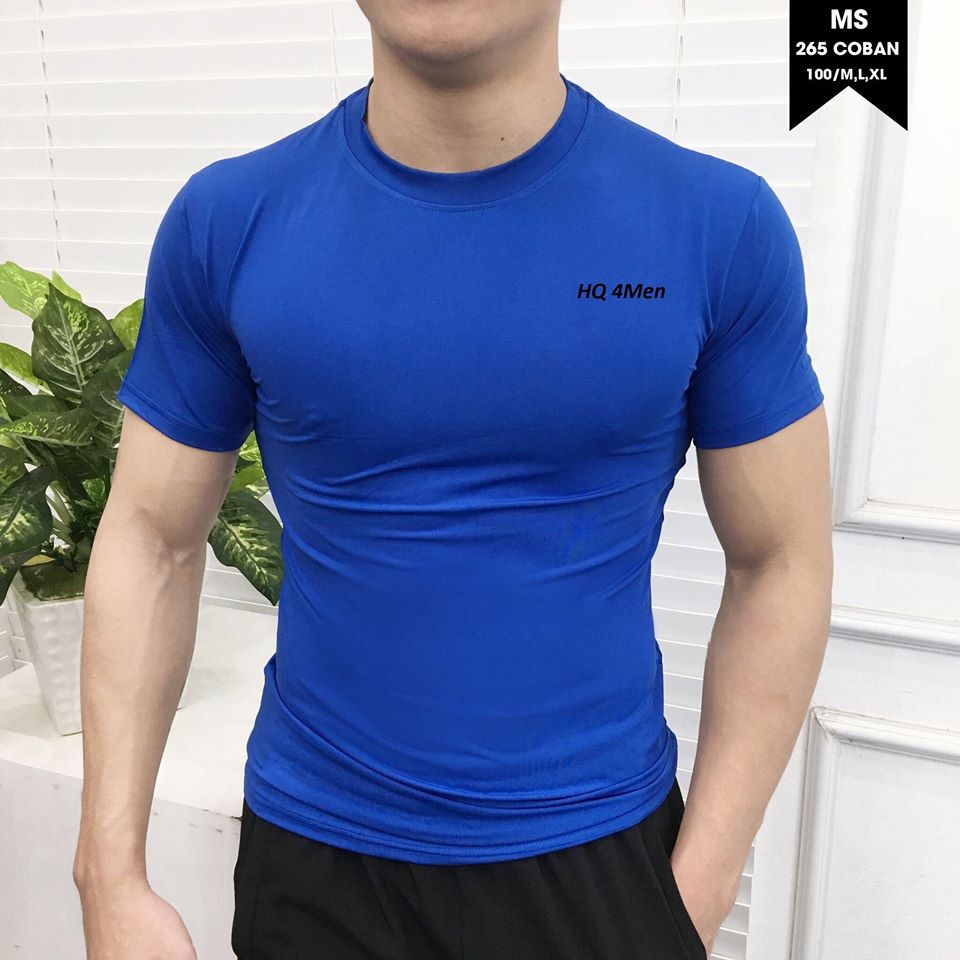 Áo thun Nam ❤️ [Xả Kho] ❤️Áo thun nam body ngắn tay cổ tròn áo thun lạnh 4 chiều tập gym thấm hút mồ hôi | BigBuy360 - bigbuy360.vn