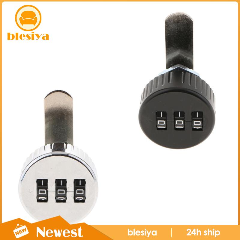 Ổ Khóa Hộp Thư 3 Chữ Số Bằng Hợp Kim Màu Đen