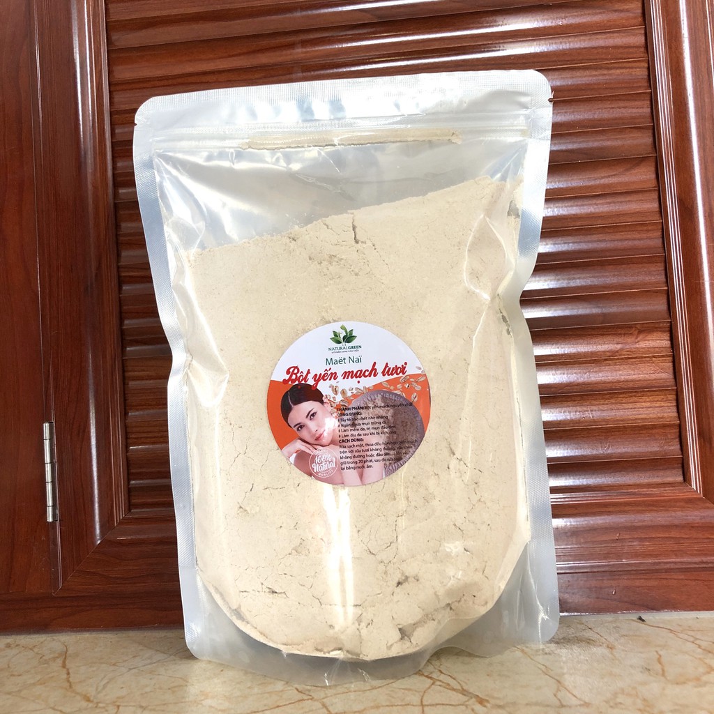 1KG BỘT YẾN MẠCH TƯƠI dưỡng trắng da, giảm nhờn , se khít lỗ chân lông