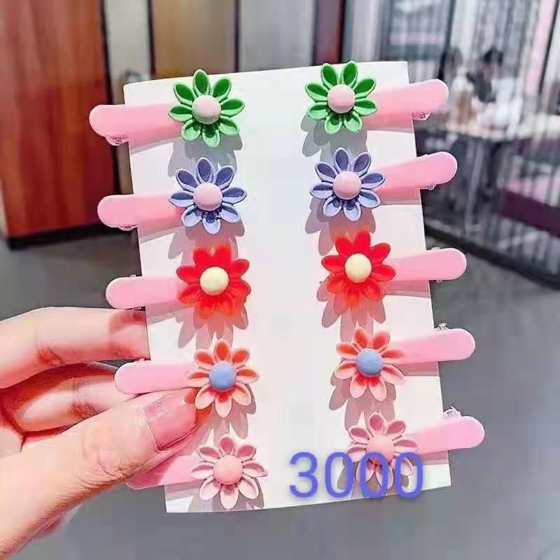 [Mẫu mới]Sét 10 kẹp tóc hoa quả dễ thương cho bé gái