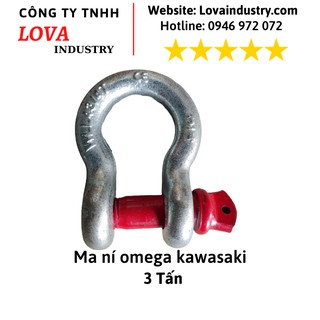 Ma ní omega 3,25 tấn chốt ren vặn Kawasaki