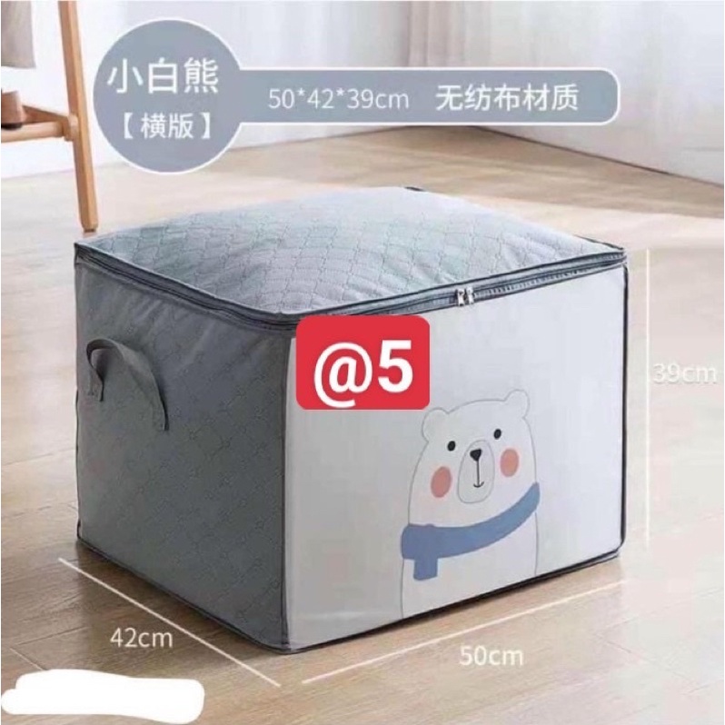 Túi vải đựng quần áo chăn màn đa năng chống thấm nước chống mốc bụi bẩn