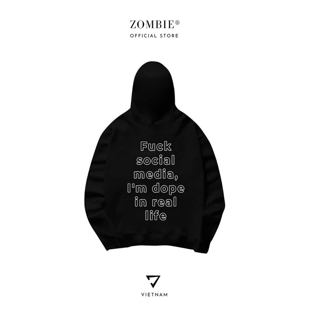 Áo ZOMBIE® Social HD In Black