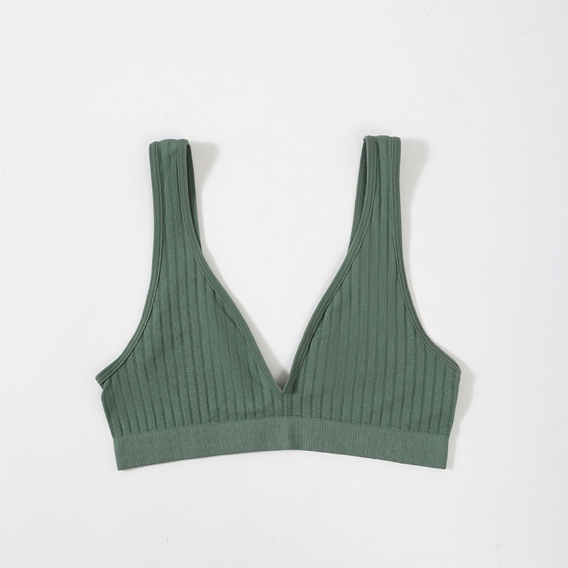 Áo Lót Croptop Nâng Ngực Lưng Chữ U Phong Cách Thể Thao Gợi Cảm Cho Nữ