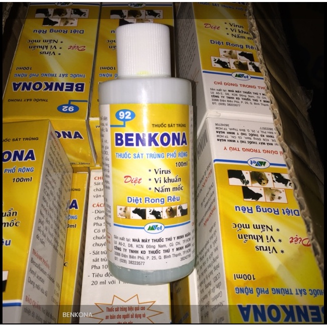 Benkona 100ml sát khuẩn diệt rêu giá thể