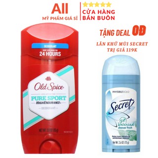 [USA] Lăn Khử Mùi Nam Old Spice Pure Sport Hương Thơm Dể Chịu Khô Thoáng 85g