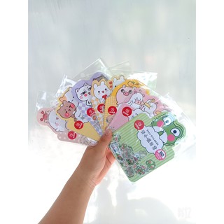 Sticker cute hình thú set 50 miếng