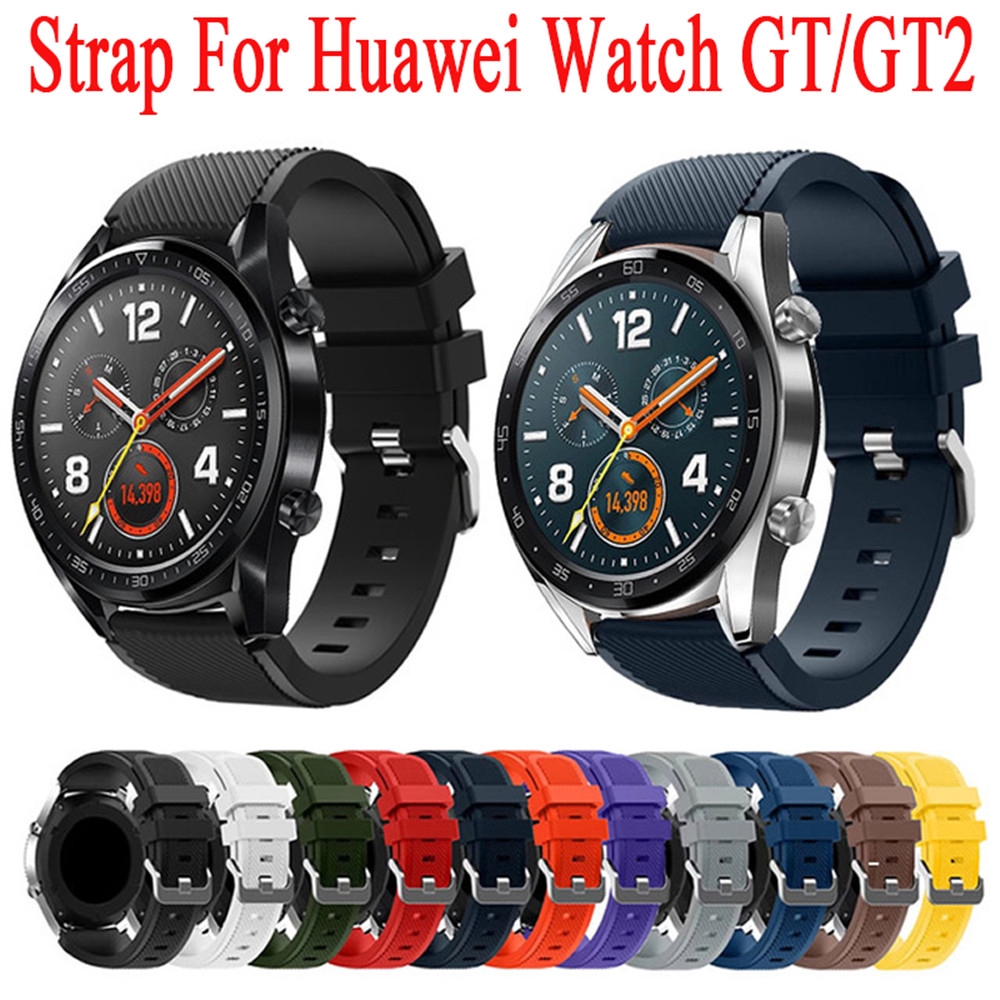 Dây Đeo Mềm Kiểu Dáng Đơn Giản Cho Đồng Hồ Thông Minh Huawei Watch Gt / Gt2