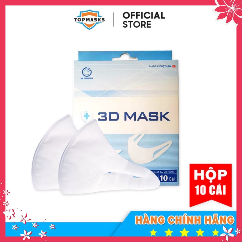 Khẩu trang 3D MASK, khẩu trang diệt khuẩn ,chống bụi cao cấp hộp 10 cái thienly_3979