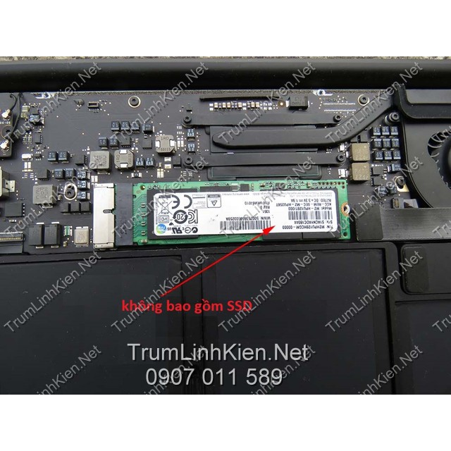 Đầu chuyển SSD M2 NVME SSD to laptop táo Retina 2013-2017