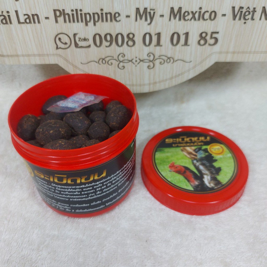 thuốc gà đá - kích thích nhanh ra lông - cao cấp Thái Lan (1 hủ / 200 g )