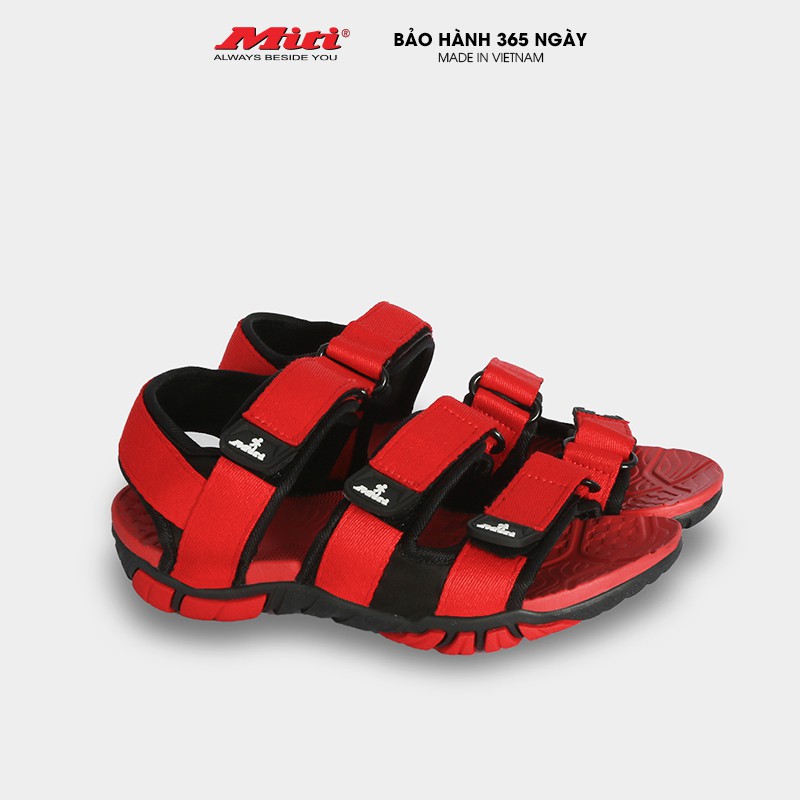 Giày Sandal Nam Nữ Học Sinh 3 Quai Đế Siêu Bền Chống Trượt MITI SD003 size 34,35,36,37