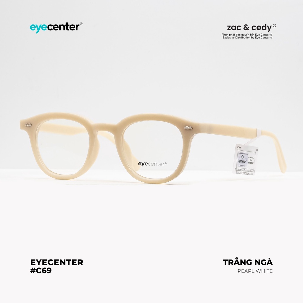 Gọng kính cận nam nữ chính hãng EYECENTER C69S nhựa dẻo siêu nhẹ nhập khẩu by Eye Center Vietnam