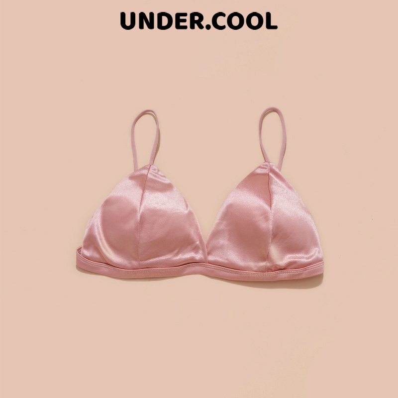 Áo Bra UNDERCOOL Chất Lụa Bóng Cao Cấp Có Đệm Mỏng Ôm Gọn Vòng 1 Gợi Cảm