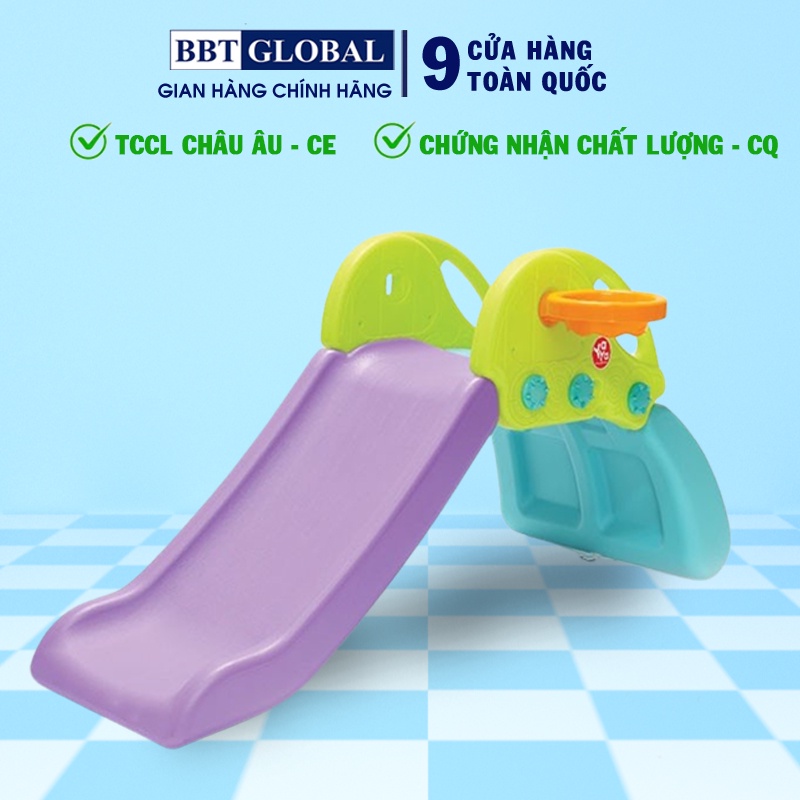 Cầu trượt Hàn Quốc mini có ném bóng rổ Y1418 BBT gloabal