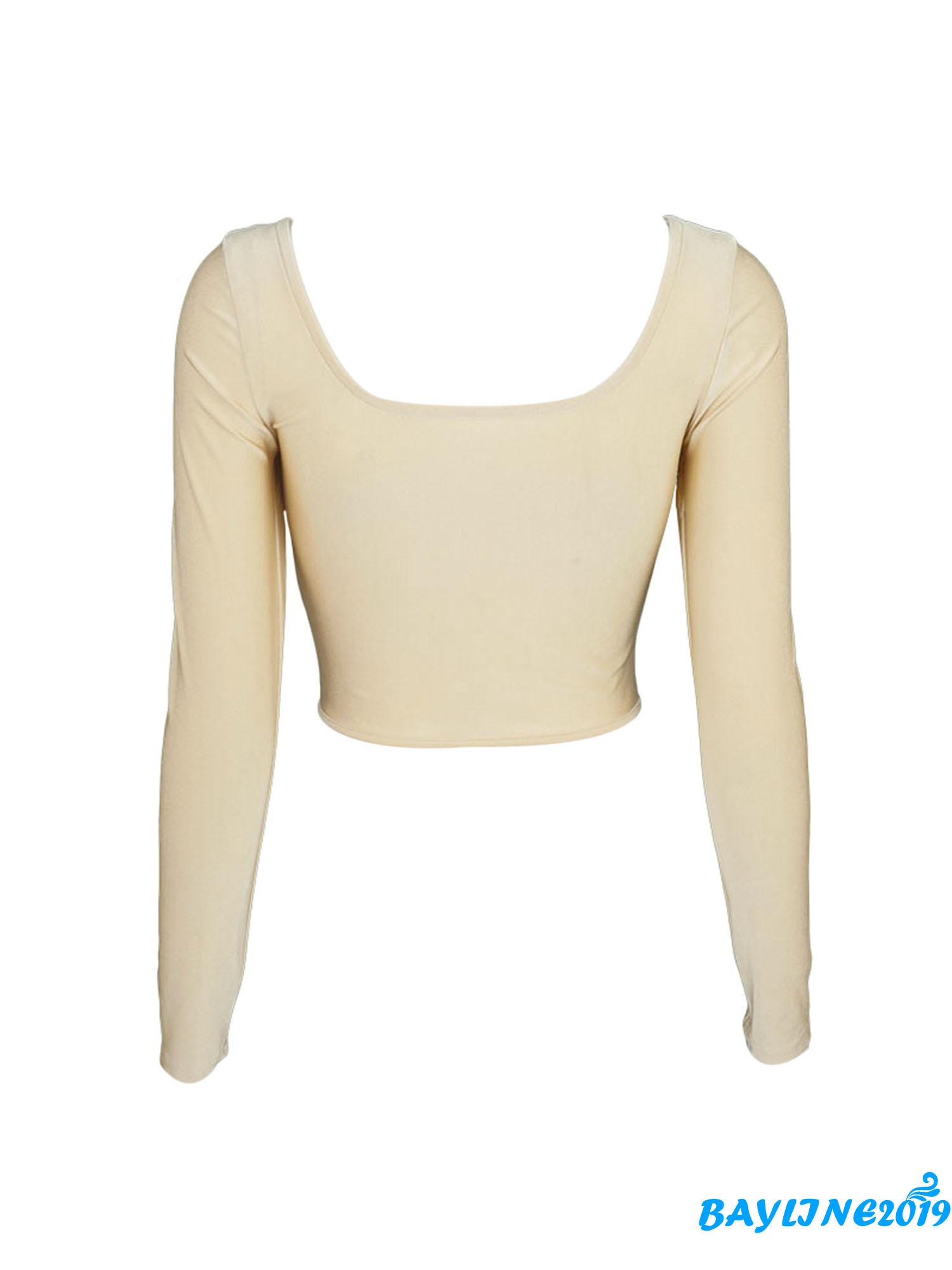 Áo Croptop Cổ Vuông Dài Tay / Không Tay Quyến Rũ Thời Trang Cho Nữ | BigBuy360 - bigbuy360.vn