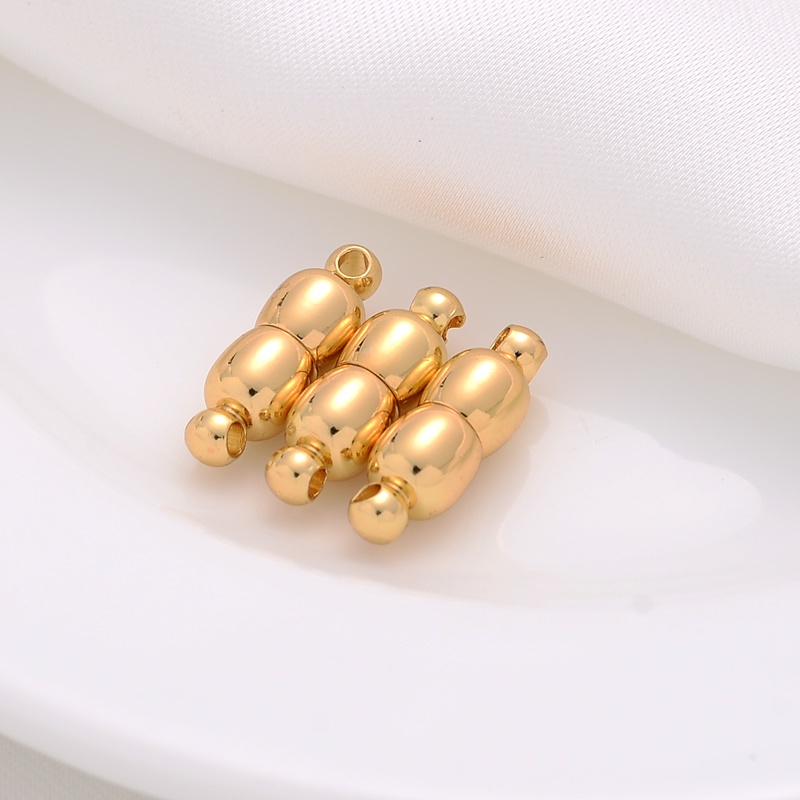 Khóa Cài Nam Châm Bằng Đồng 14K Màu Vàng / Bạc / Trắng Chuyên Dụng Làm Vòng Tay / Dây Chuyền diy