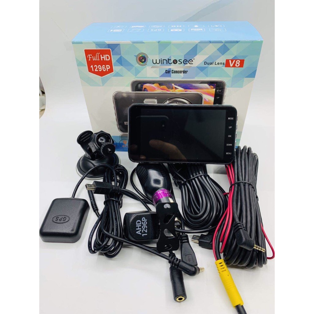 Camera Hành Trình 4K Wintosee V8 - Full HD 1296P Siêu Nét- Cảnh Báo Va Chạm | BigBuy360 - bigbuy360.vn