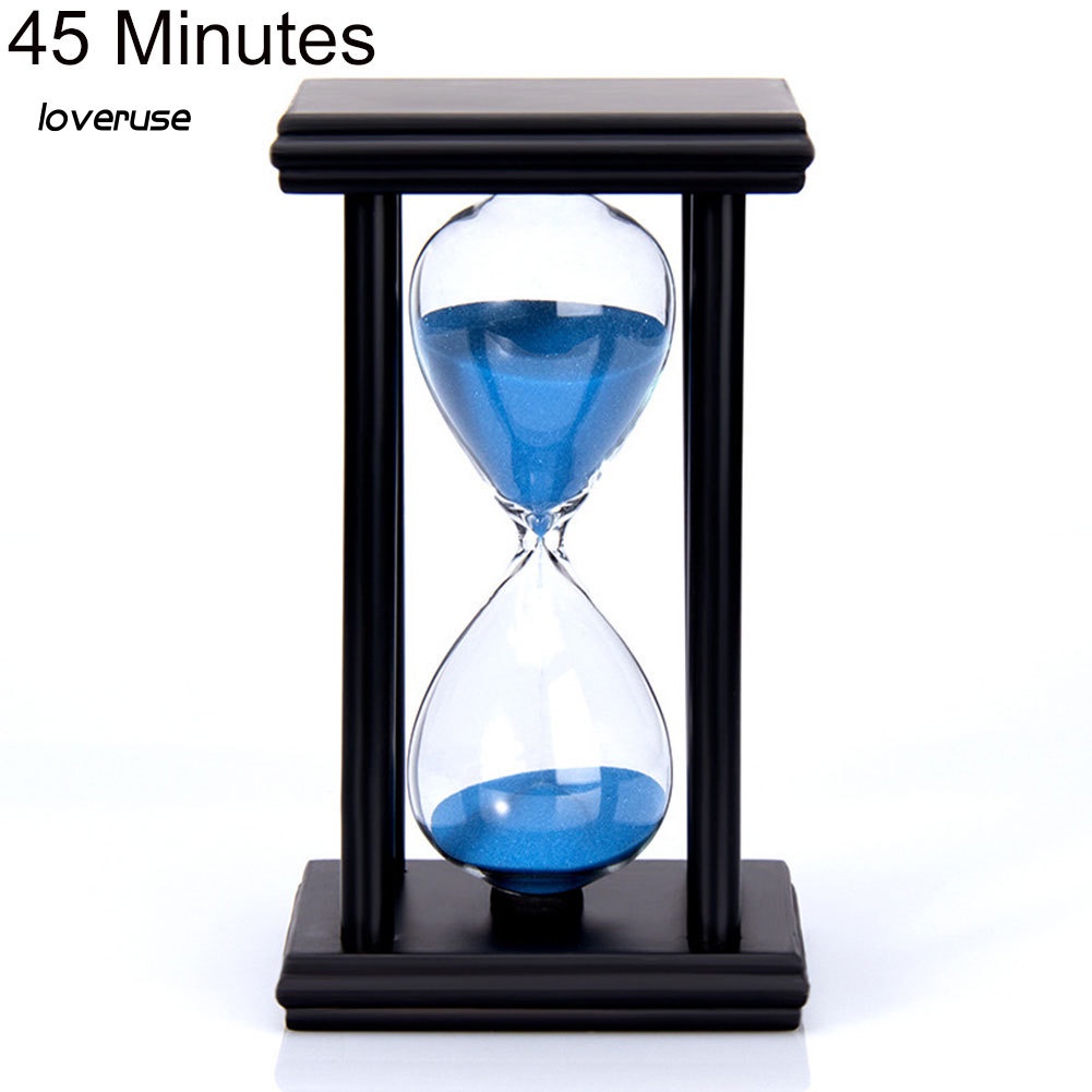 Đồng hồ cát 45/60 phút bằng gỗ trang trí nhà cửa