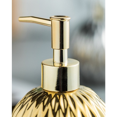 Bộ sản phẩm đựng Sữa Tắm dầu gội, nước rửa tay kèm khay đựng 400ml Mẫu Hoàng Gia Có Phủ Bóng