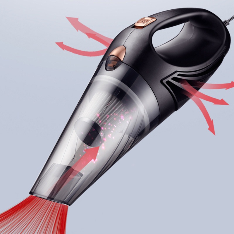 Máy Hút Bụi Cầm Tay Không Dây Có Giác Hút Mạnh Sạc USB Cho Xe Hơi / Nhà Cửa