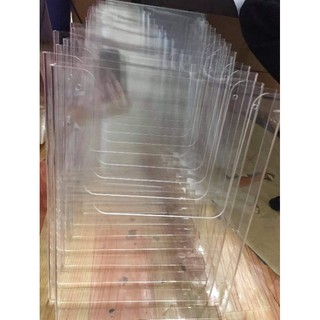 Bộ 3 Kệ mica treo tường khổ A4