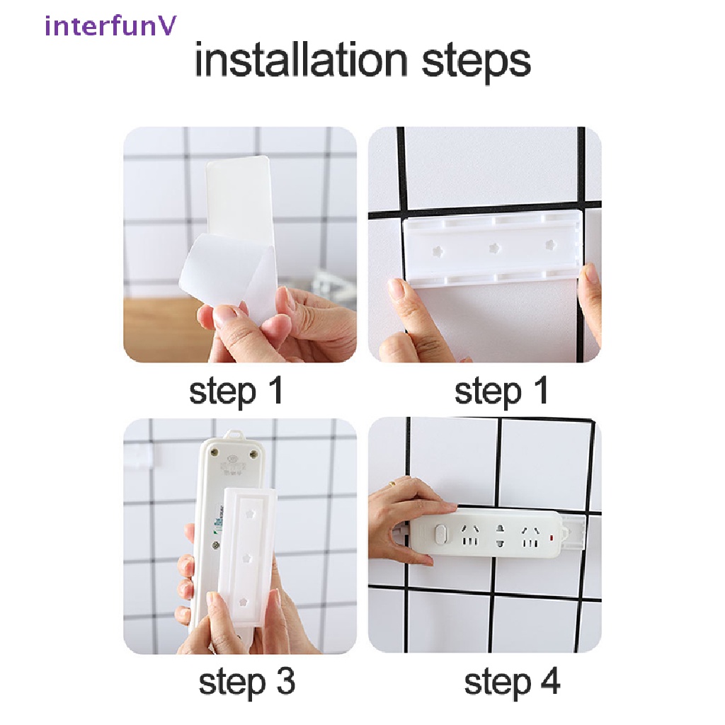 Giá Đỡ Cố Định Phích Cắm Điện Gắn Tường Tiện Dụng