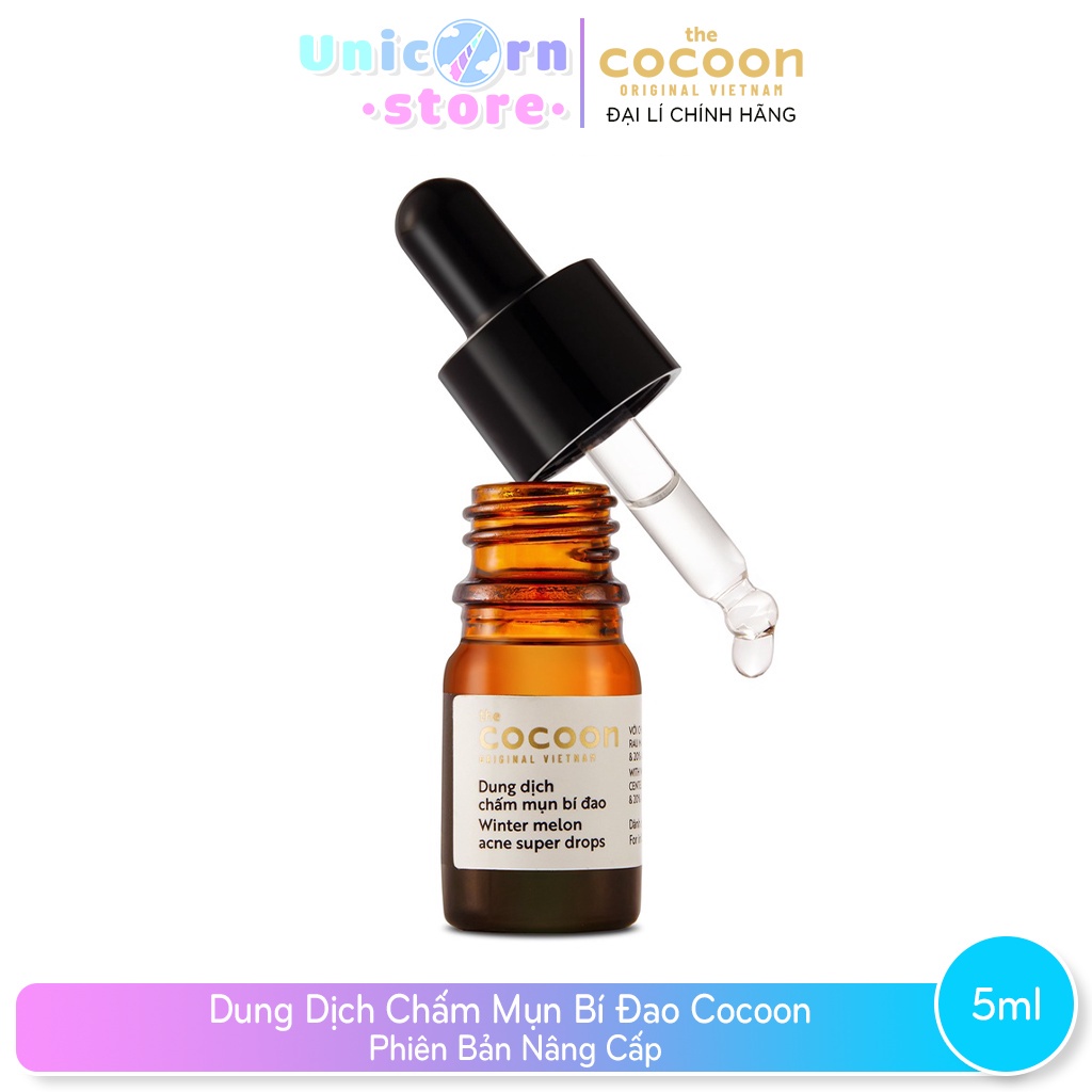 Dung Dịch Chấm Mụn Bí Đao Cocoon 5ml Phiên Bản Nâng Cấp