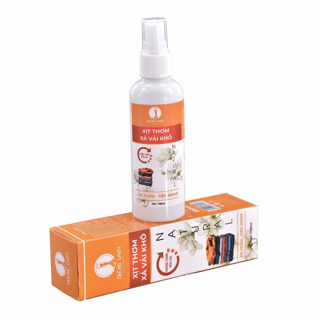 Xịt Thơm Quần Áo Nước Xả Vải Khô TREND LADY Làm Mềm Vải 100ml