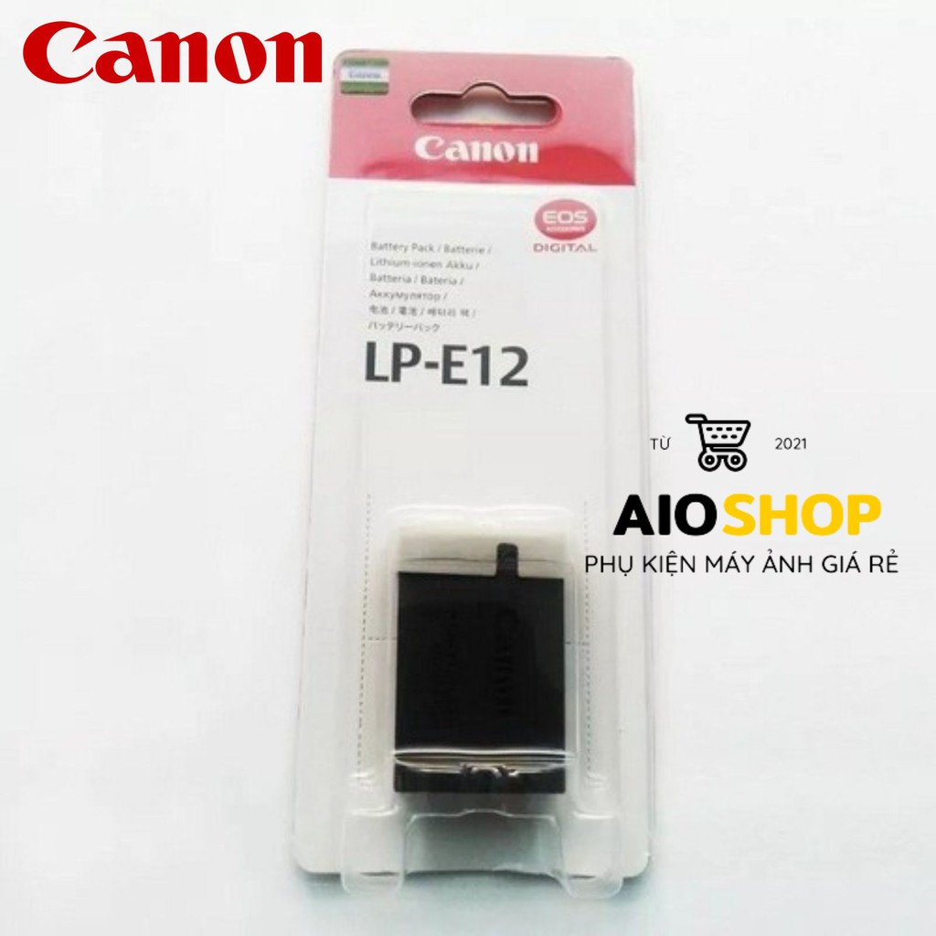 [LP E12] Pin Canon EOS M10, M50, M100, EOS Rebel SL1, EOS 100D, Canon EOS Rebel SL1(EOS 100D),...Chính Hãng Giá Rẻ.