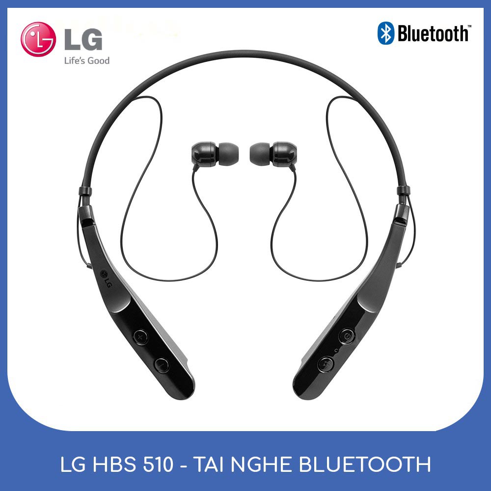 Tai nghe không dây LG Tone+ HBS-510 kết nối Bluetooth hàng chính hãng - Bảo hành 6 tháng