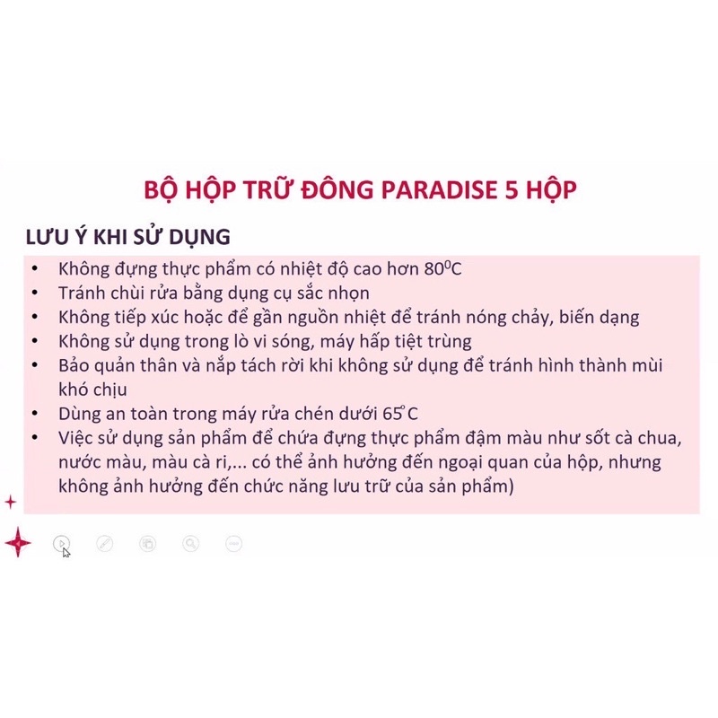 Set hộp đông Panadise
