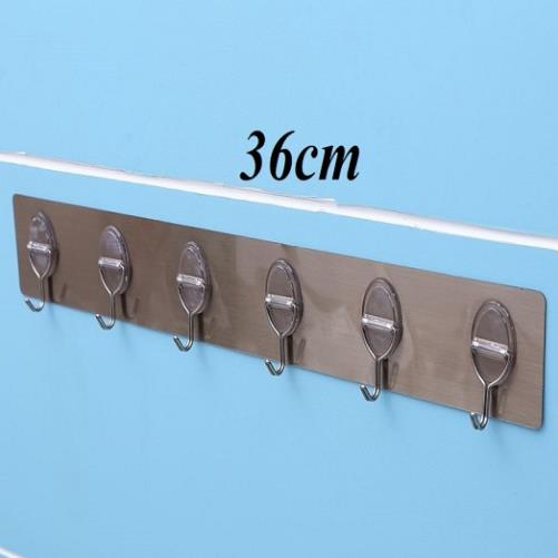 Giá treo móc INOX dán tường