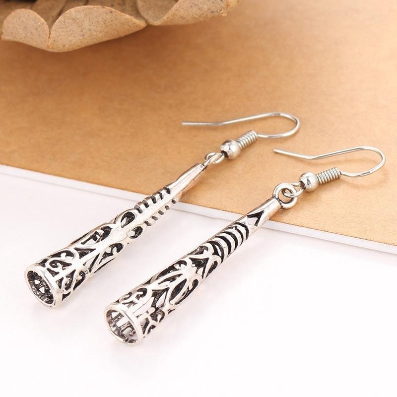 Chic Long Hollow Vintage Silver Tassel Drop Earring Bohemia Fashion Women Pendant Dangle Earrings