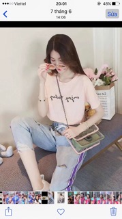combo áo trên live cho khách.