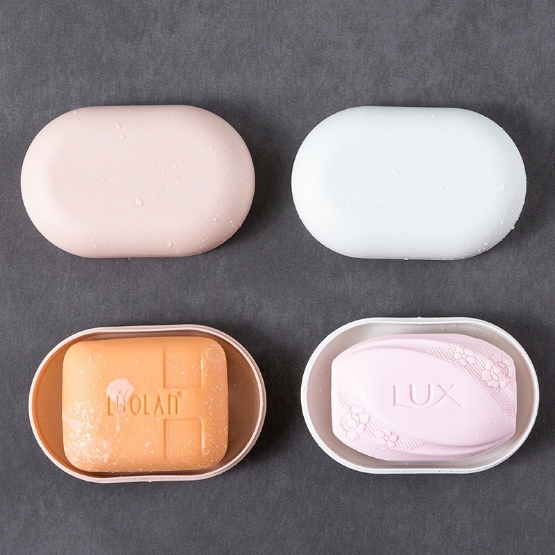 1 Hộp Đựng Xà Phòng Bằng Nhựa Trọng Lượng Nhẹ Chống Thấm Nước Mang Đi Du Lịch Tiện Lợi