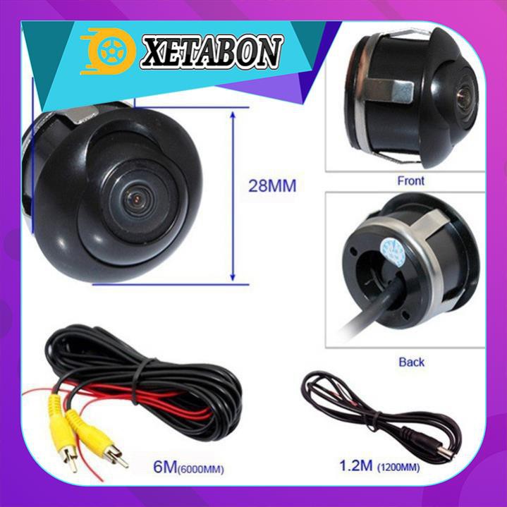 Camera cập lề ô tô - Hỗ trợ quan sát sườn xe loại khoan gương