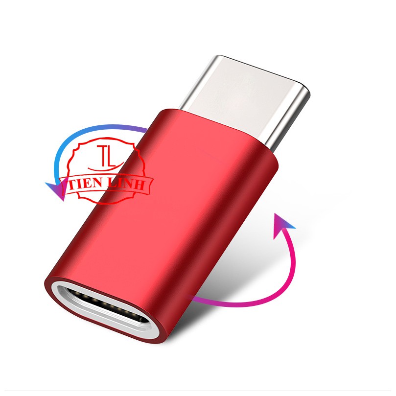 Đầu Chuyển Đổi Từ Cổng Micro USB 2.0 Cái Sang USB 3.1 Type C Cho Samsung (Màu đen)