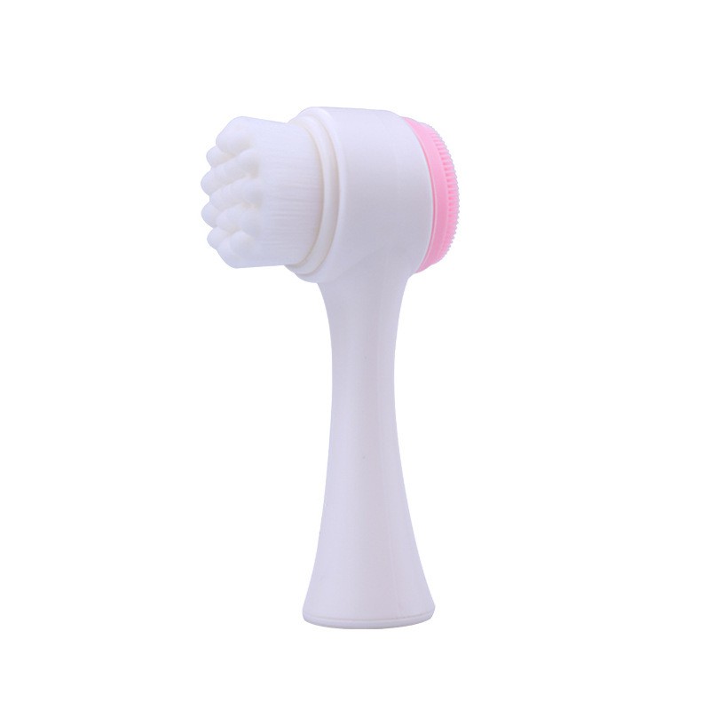 (Hàng Mới Về) Cọ Rửa Mặt Hai Đầu Bằng Silicon Giúp Loại Bỏ Mụn Đầu Đen Hiệu Quả | BigBuy360 - bigbuy360.vn