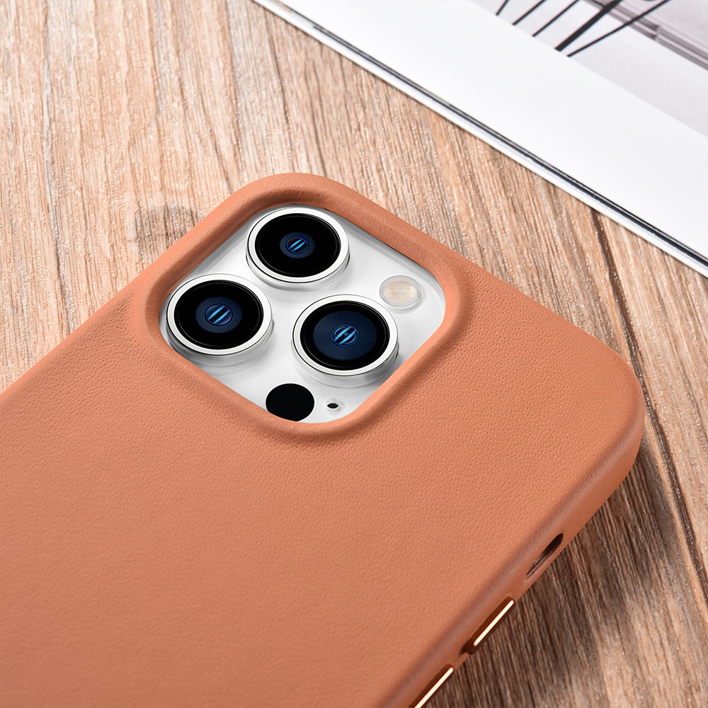Ốp lưng iPhone Minimalist da cao cấp chống va đập, mềm sang trọng, bảo vệ Camera cho iP13