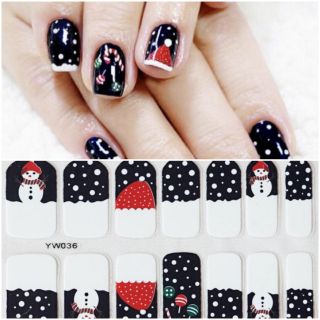 Miếng dán móng tay nailwraps 14 miếng nhỏ