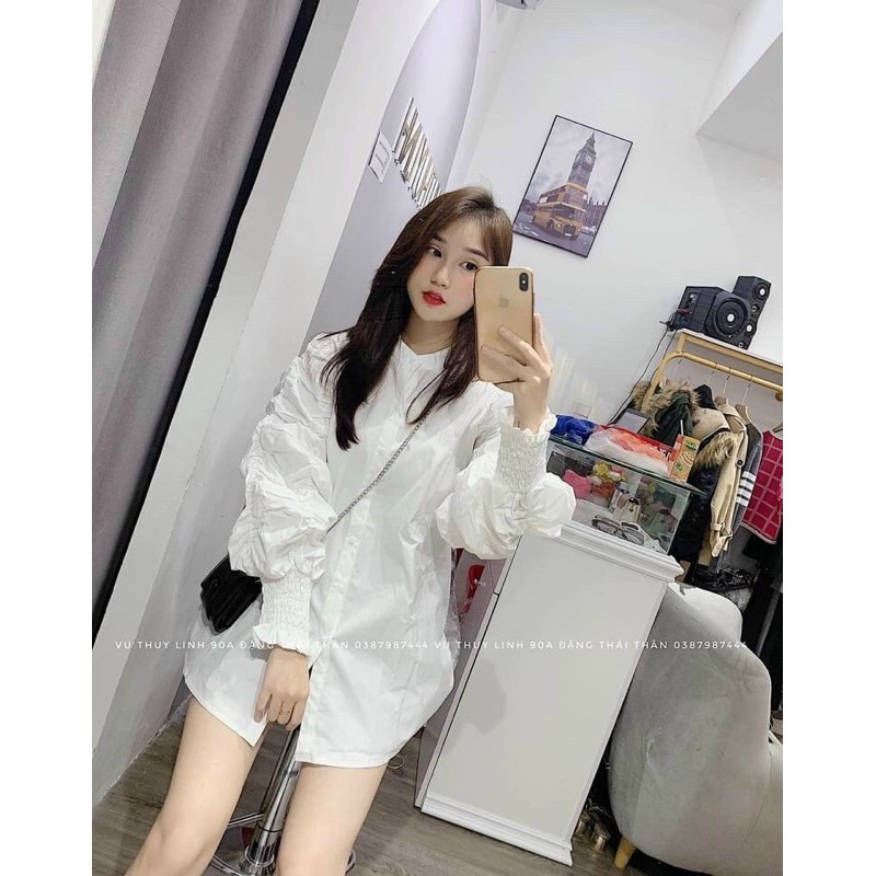 Sơ Mi Công Sở Nữ Chất Mát Không Nhăn, Sơ Mi Kiểu Nữ Cổ Tàu Đi Học OHO CLOTHING | BigBuy360 - bigbuy360.vn