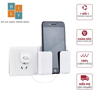 Kệ Dán Tường Đựng Điện Thoại Để Sạc Pin Siêu Tiện Lợi Kèm Miếng Dán