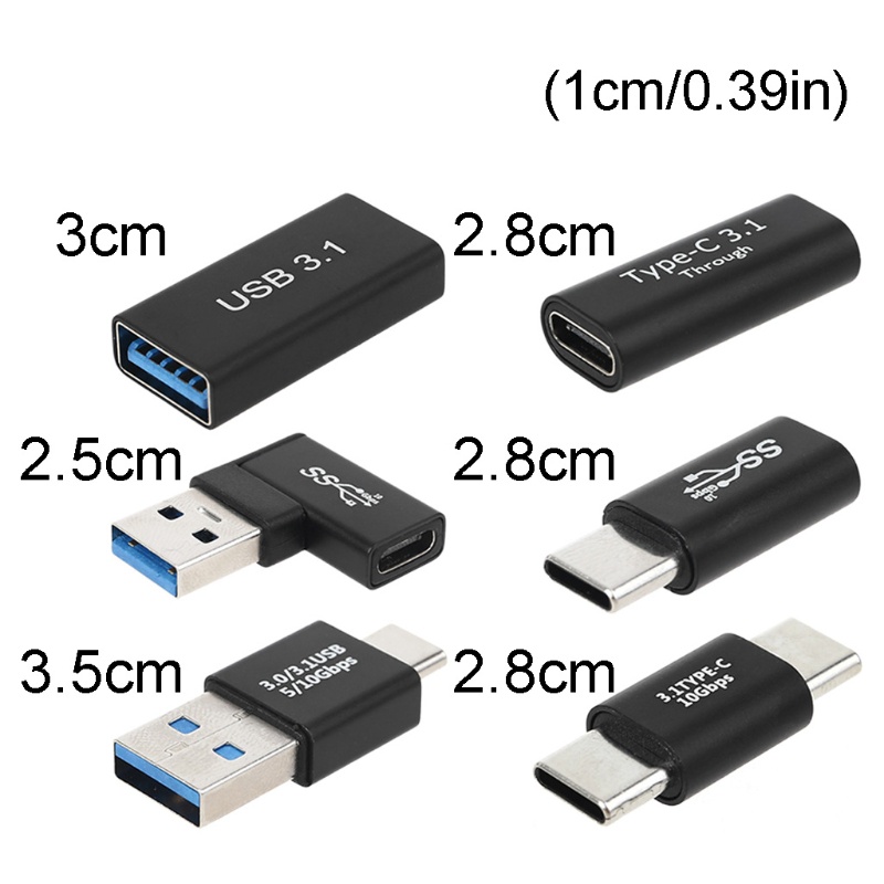 LIDU1 Durable Universal Type C to USB 3.0 Male Female Adapter OTG USB C to Type C Male Female Charge Data Converter Conn