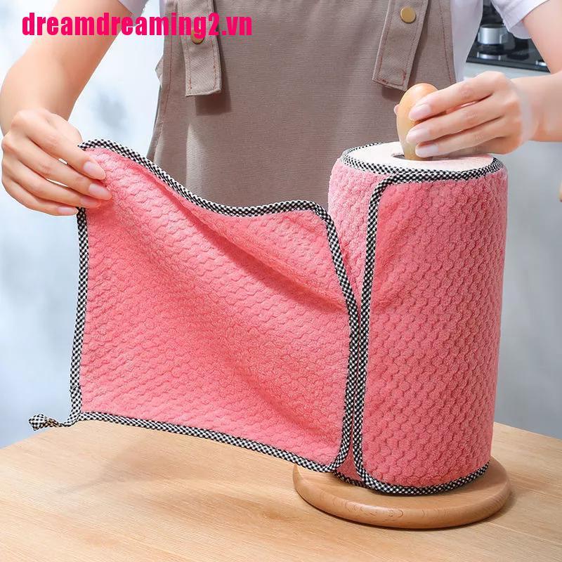 Bộ 2 Khăn Lau Chén Dĩa Dày Dặn Chống Dầu Tiện Lợi