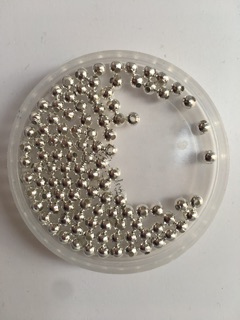 Hạt bi màu vàng bạc 2-3-4-6-8mm(túi 5-10g)