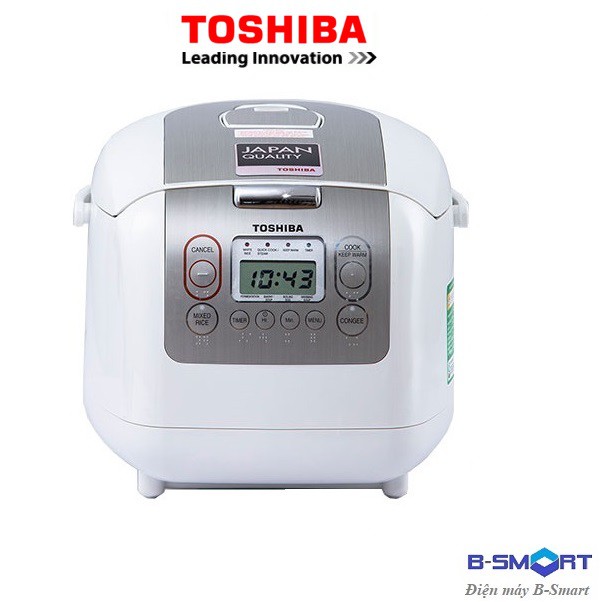 [Mã ELHADEV giảm 4% đơn 300K] Nồi cơm điện Toshiba RC-10NMFVN(WT) 1.0L