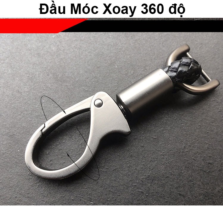 [Mã LIFEAUMAY giảm 10% tối đa 30k đơn 150k] Móc Khóa Ô Tô Dây Dù, Loại Đẹp VER.1