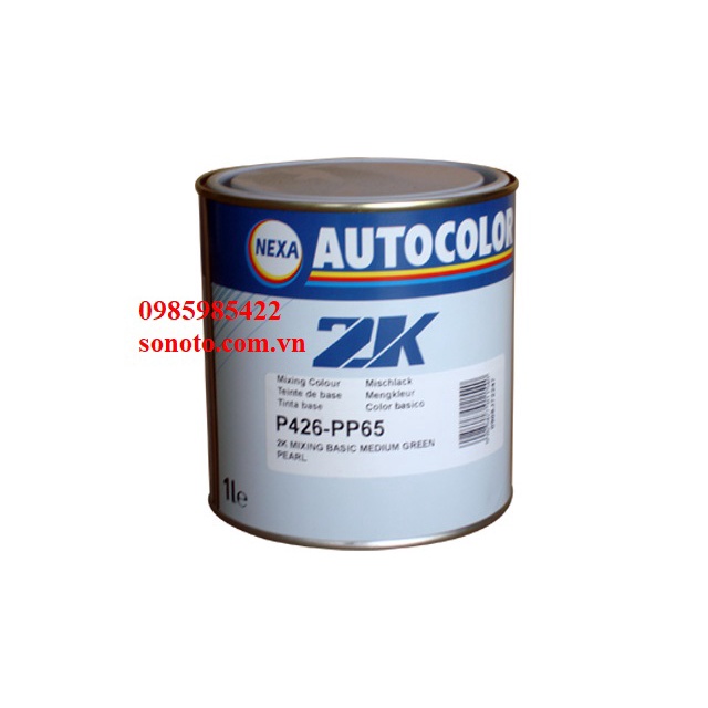 P426-PP65 Sơn gốc màu Camay bơ xanh lá hãng Nexa Autocolor lon 1 Lít SONQUANGPHU422